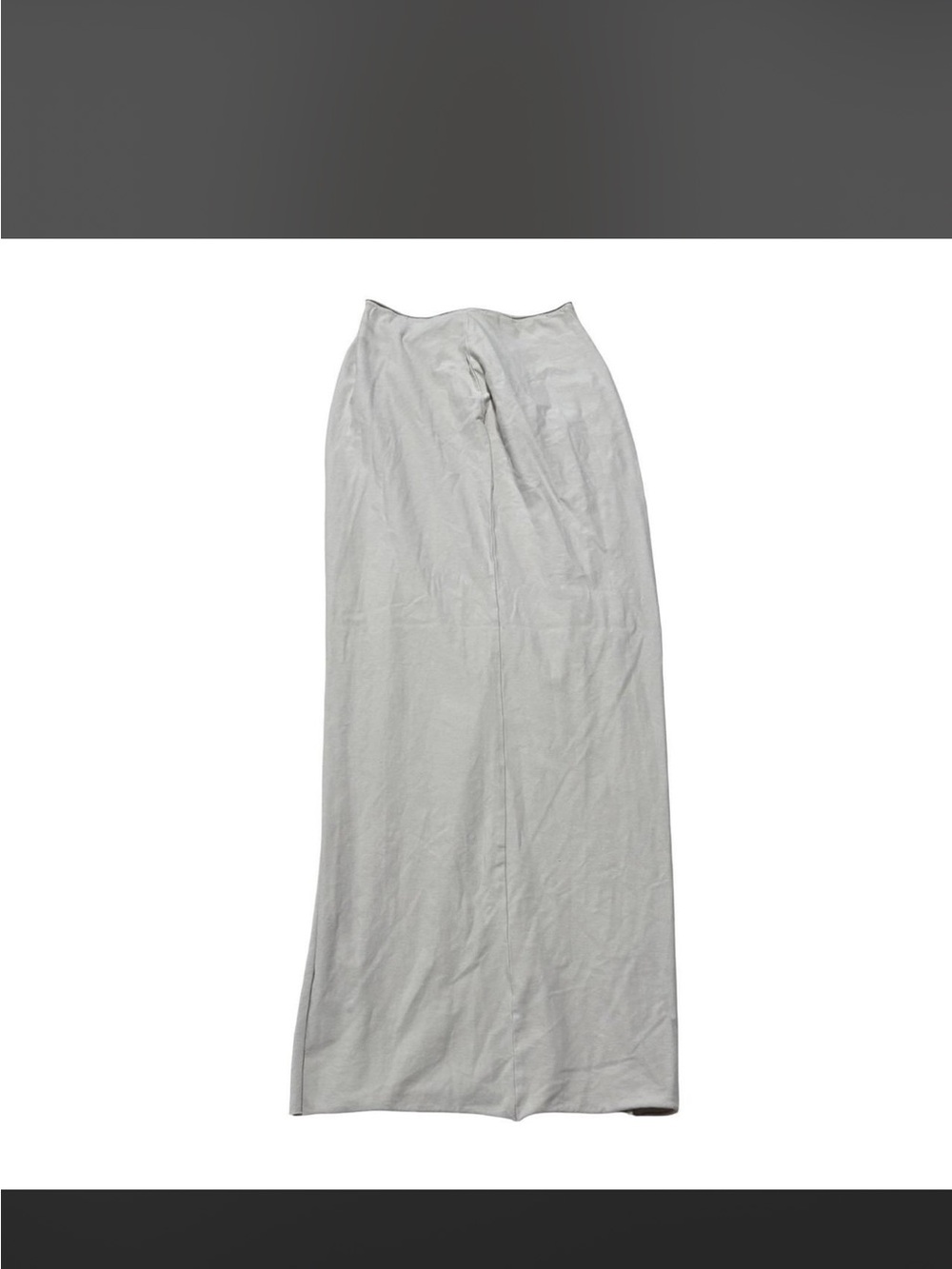 NWT skims raw edge skirt size medium color stone - Picture 5 of 5